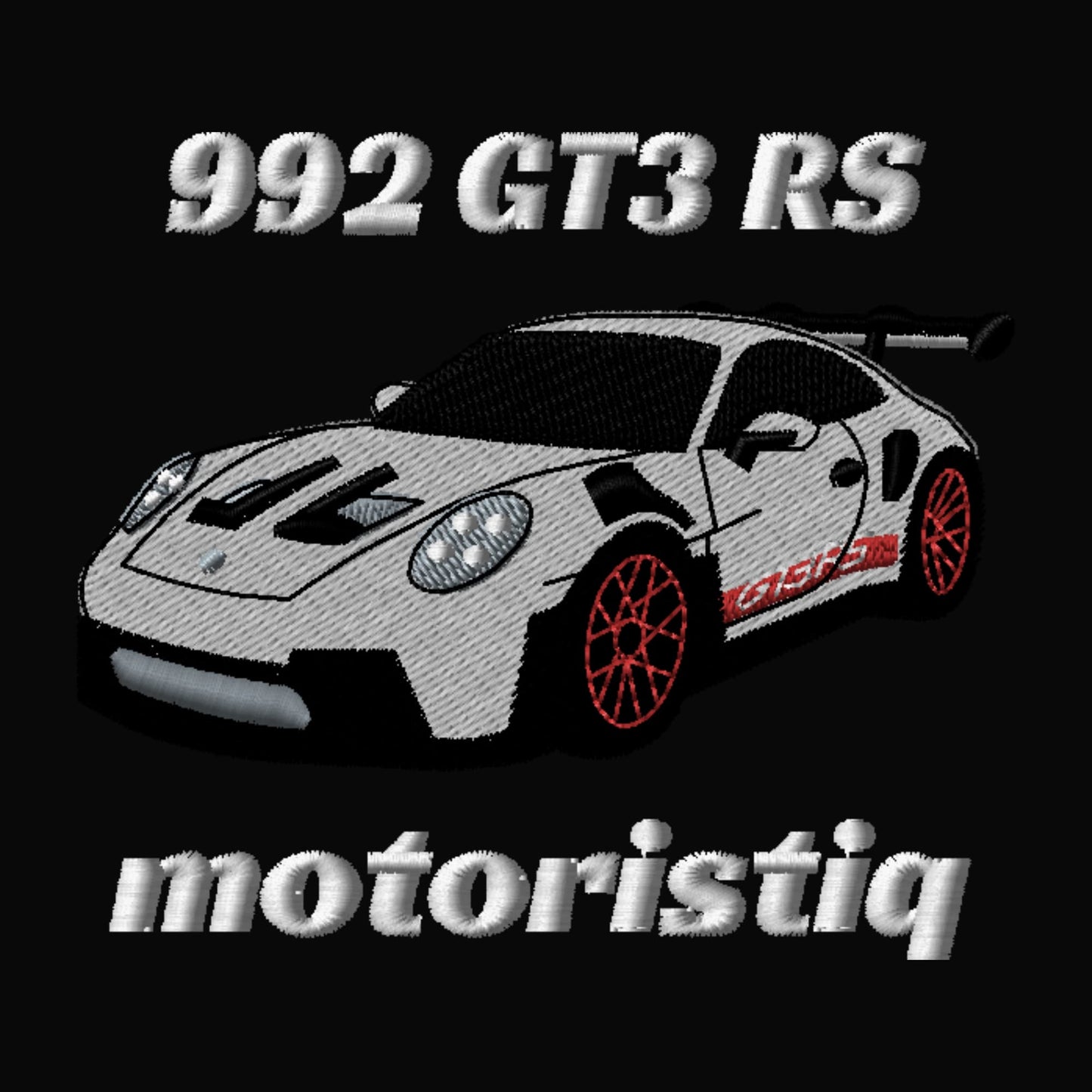 Porsche 992 GT3 RS Embroidered