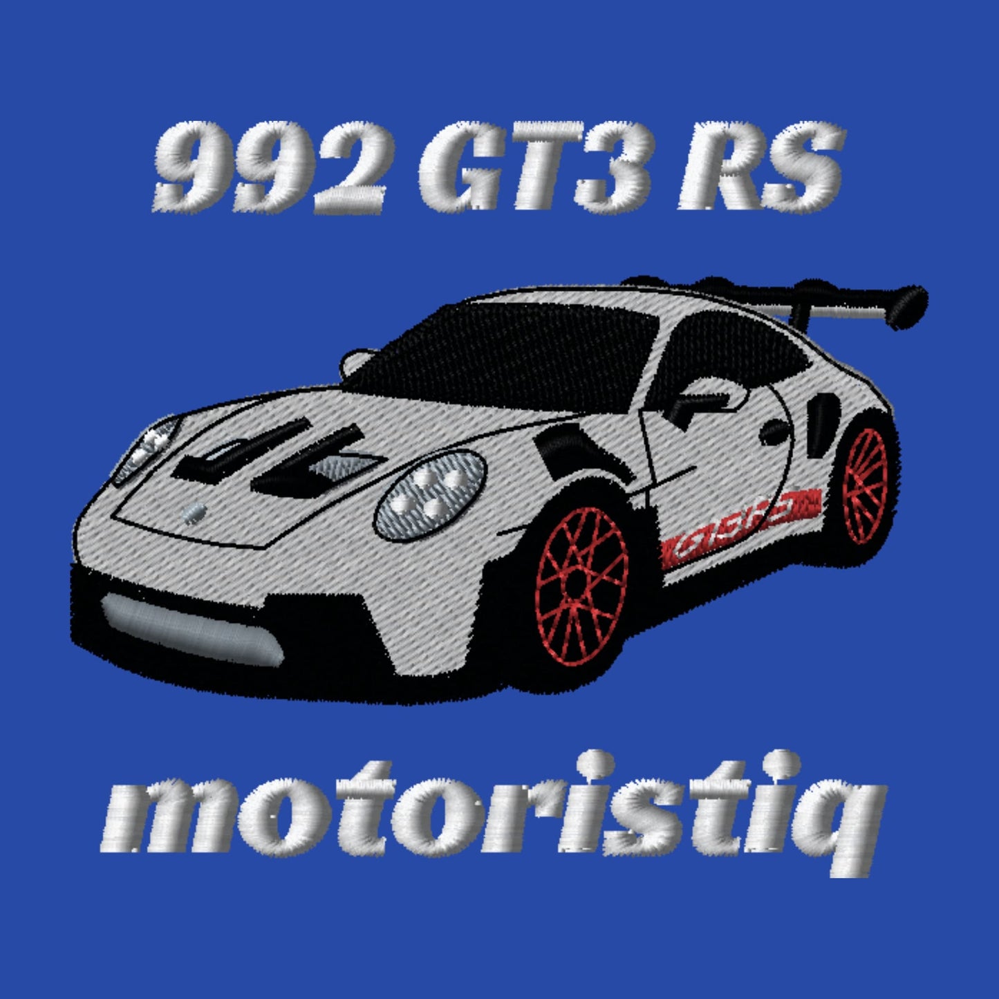 Porsche 992 GT3 RS Embroidered