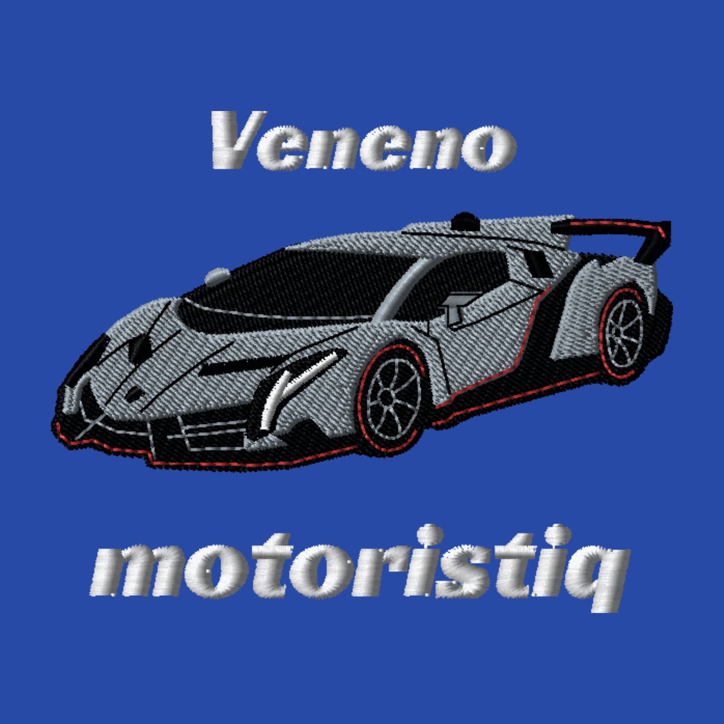 Lamborghini Veneno Embroidered