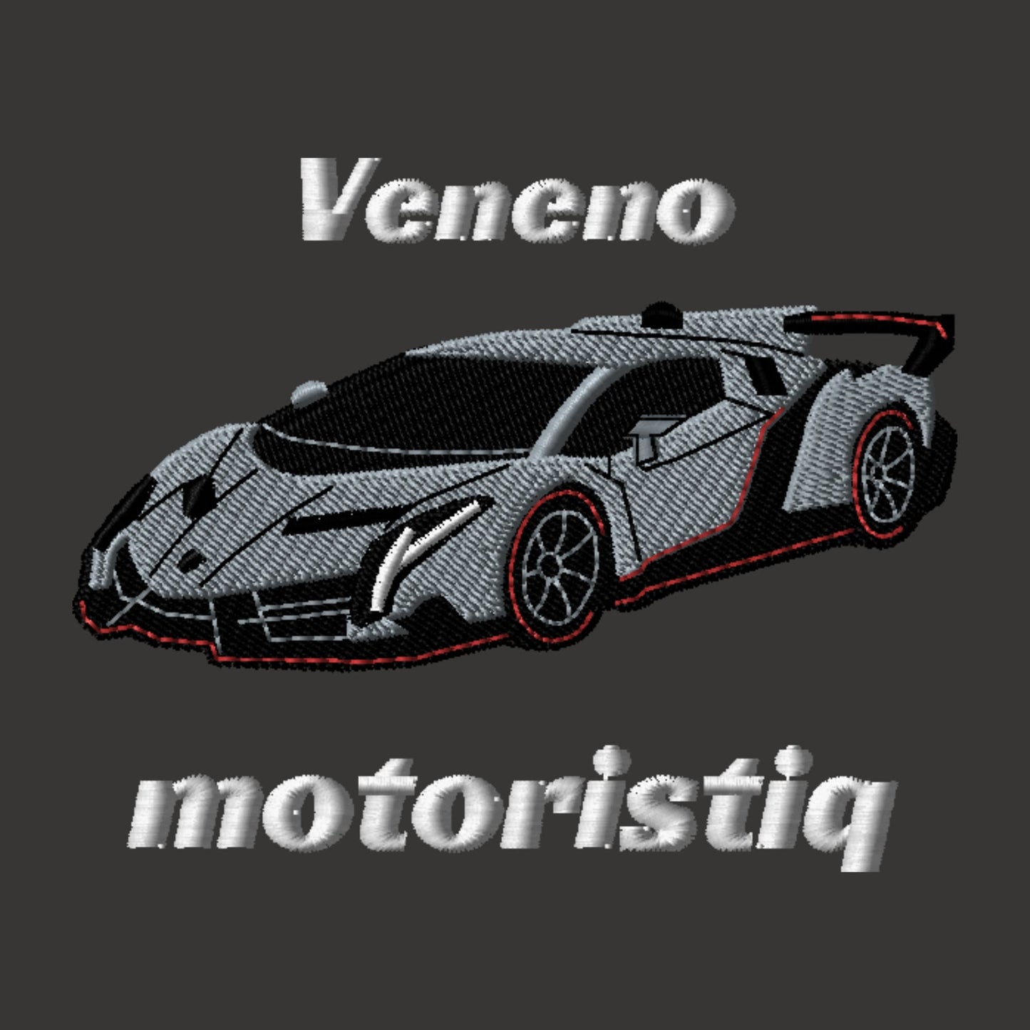 Lamborghini Veneno Embroidered