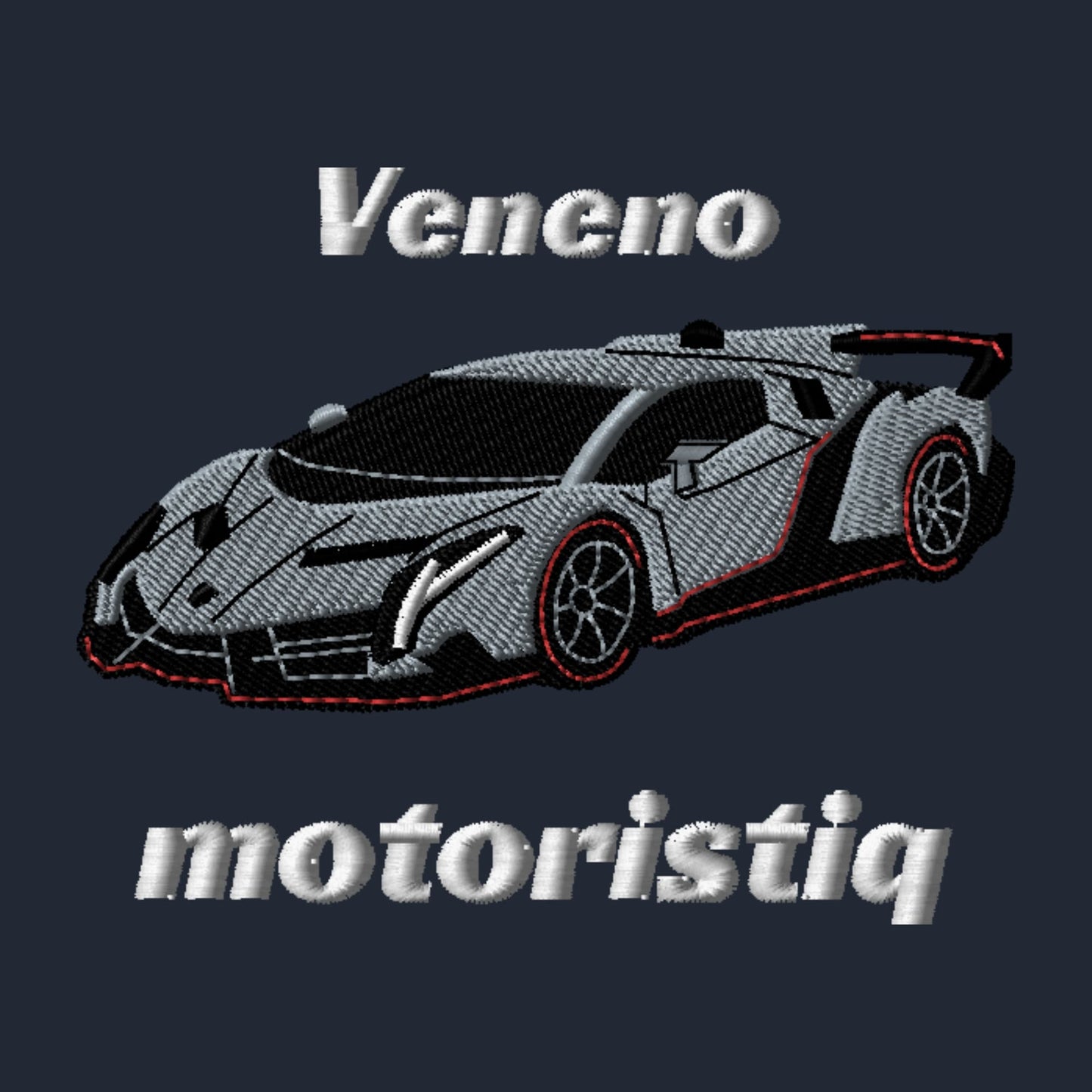 Lamborghini Veneno Embroidered